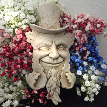Uncle Sam - Garden Smile Sculpture