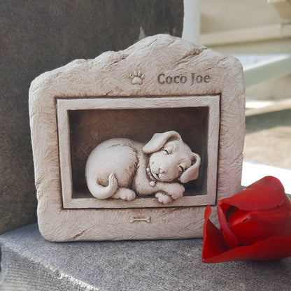 Sleeping Puppy Engraved