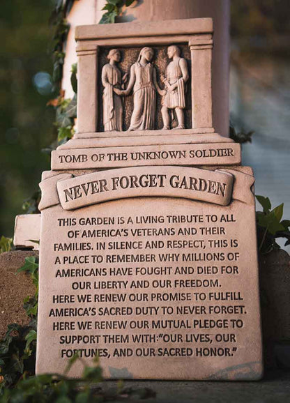 Never Forget Garden Marker