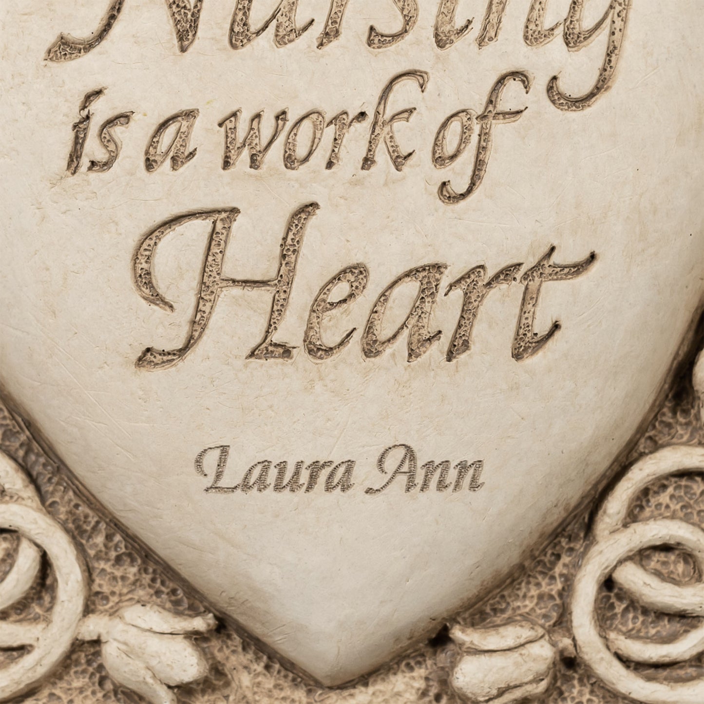 Heart of a Nurse Engraved