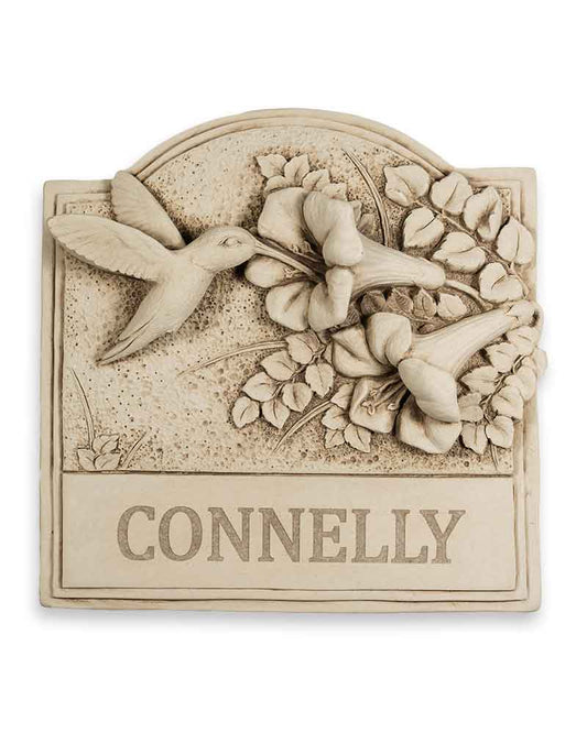 Hummingbird Welcome Plaque