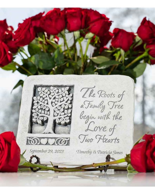 Roots of Love Engraved White