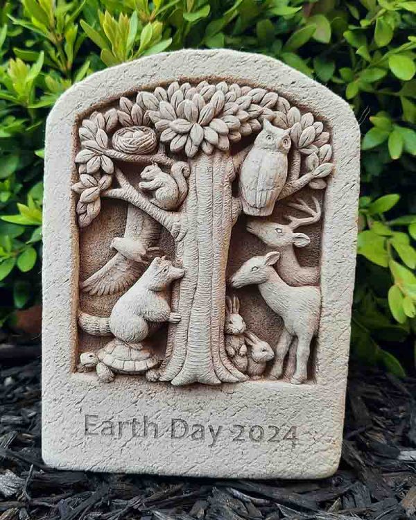 Woodland Gathering Earth Day Stone