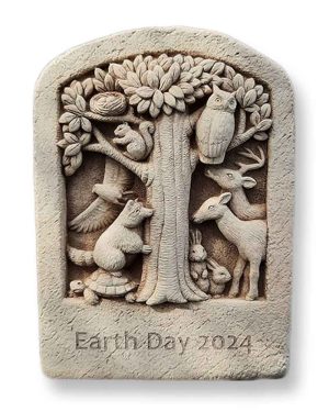Woodland Gathering Earth Day Stone