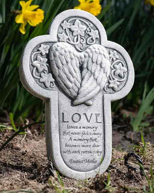 Love Leaves A Memory Stone on Tree Engraved