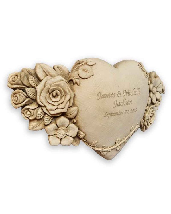 Floral Heart Engraved