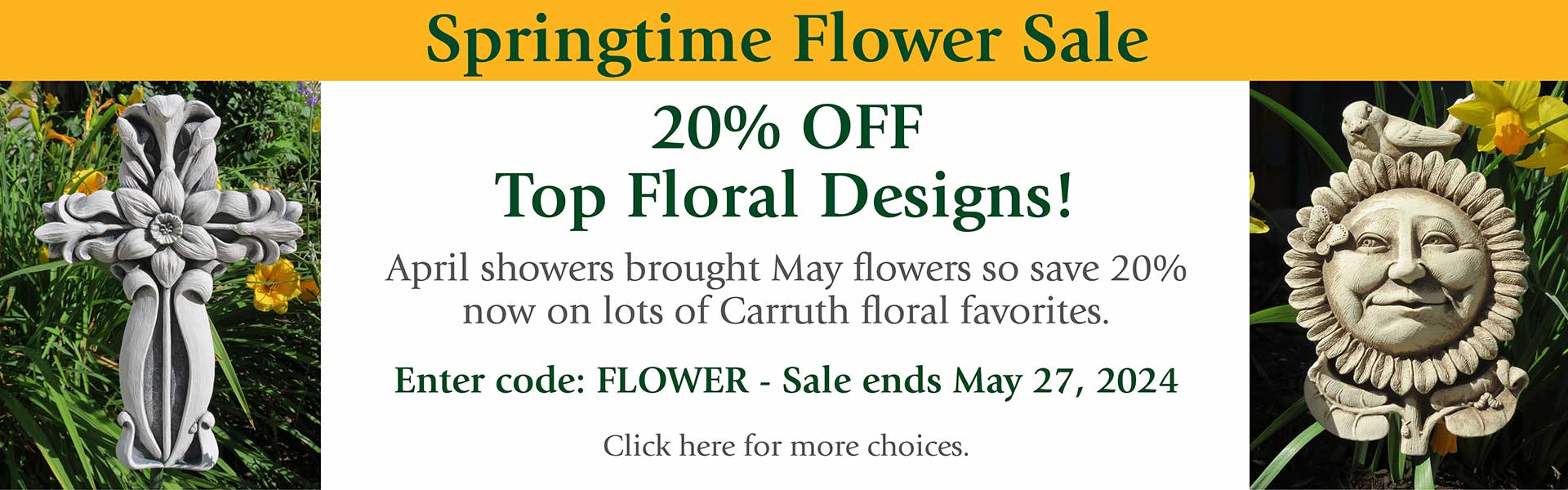 20% OFF Spring Flower Sale