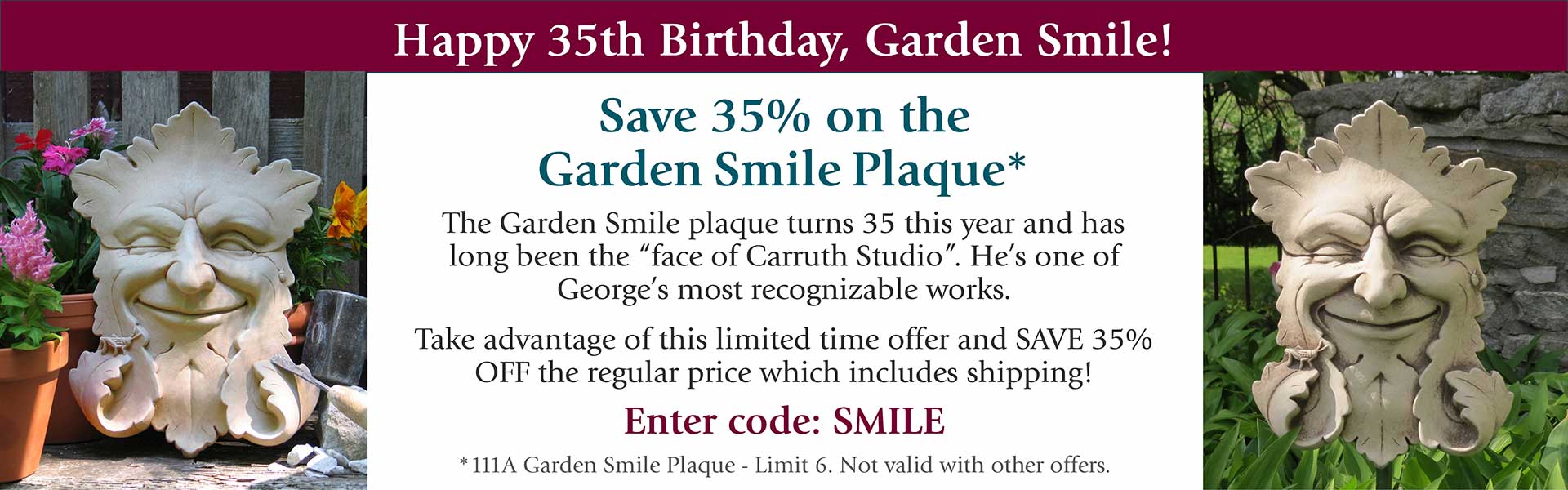 35% Garden Smile Sale