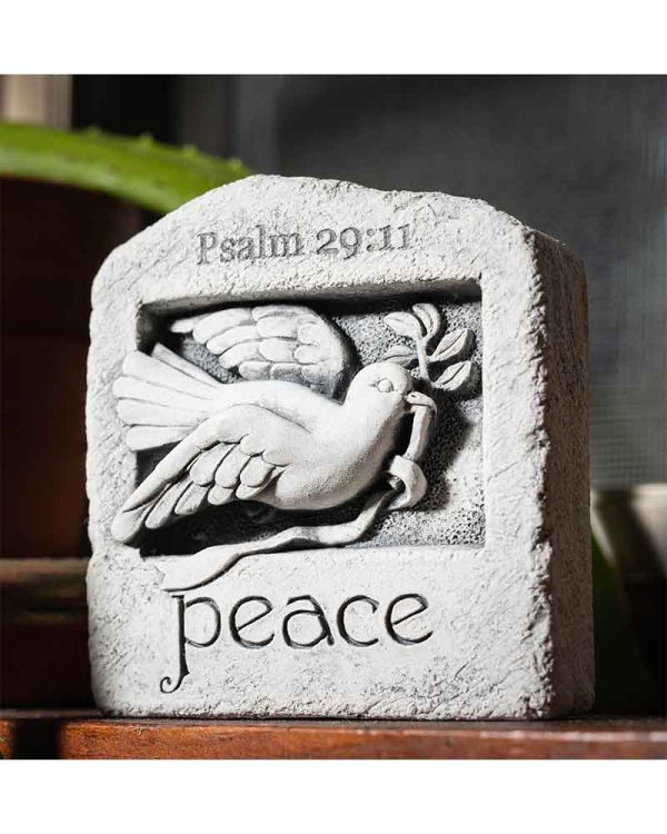 Wings of Peace Engraved Stone