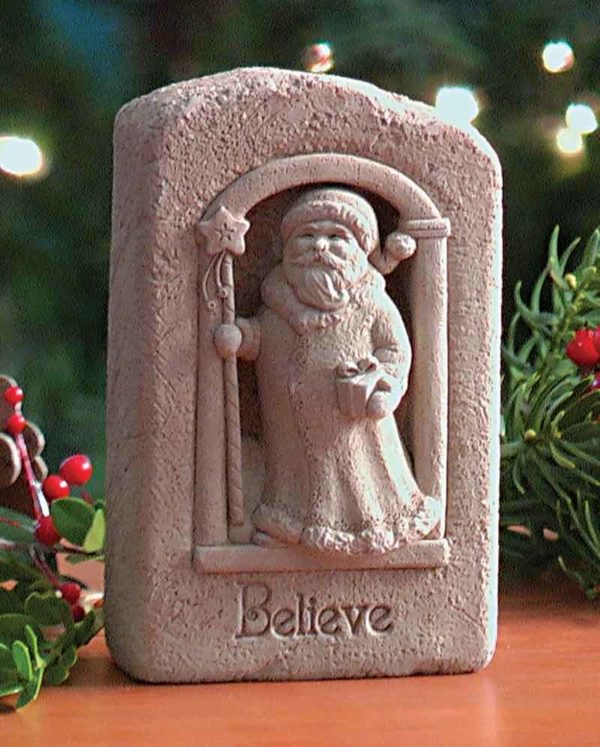 Believe Santa Stone