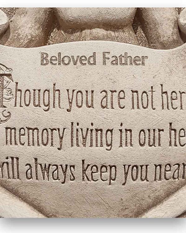 Forever in Our Hearts Angel Memorial Stone