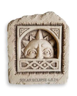 Solar Eclipse Commemorative Sun Stone