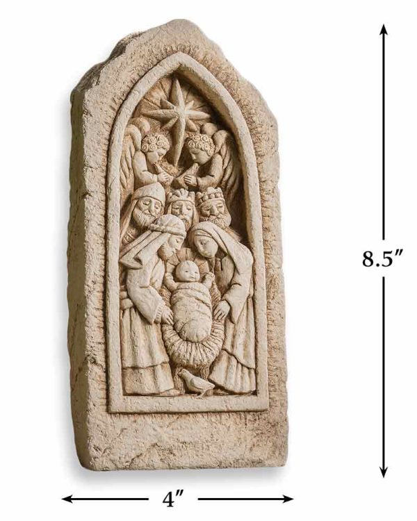 Nativity Stone with Dimensions