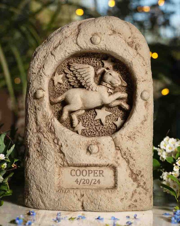 Star Chaser Engraved Dog Memorial Stone